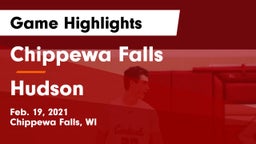 Chippewa Falls  vs Hudson  Game Highlights - Feb. 19, 2021