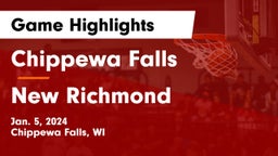 Chippewa Falls  vs New Richmond  Game Highlights - Jan. 5, 2024