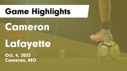 Cameron  vs Lafayette  Game Highlights - Oct. 4, 2023
