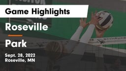 Roseville  vs Park  Game Highlights - Sept. 28, 2022