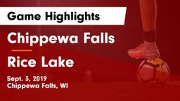 Chippewa Falls  vs Rice Lake  Game Highlights - Sept. 3, 2019