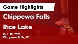 Chippewa Falls  vs Rice Lake  Game Highlights - Oct. 10, 2023