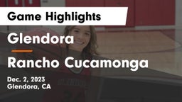 Glendora  vs Rancho Cucamonga  Game Highlights - Dec. 2, 2023
