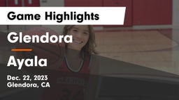 Glendora  vs Ayala  Game Highlights - Dec. 22, 2023