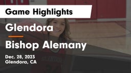 Glendora  vs Bishop Alemany  Game Highlights - Dec. 28, 2023