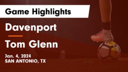 Davenport  vs Tom Glenn  Game Highlights - Jan. 4, 2024