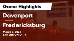 Davenport  vs Fredericksburg  Game Highlights - March 9, 2024