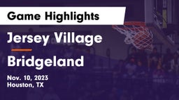 Jersey Village  vs Bridgeland  Game Highlights - Nov. 10, 2023