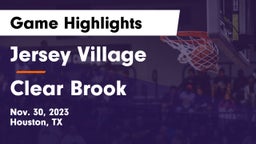 Jersey Village  vs Clear Brook  Game Highlights - Nov. 30, 2023