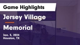 Jersey Village  vs Memorial  Game Highlights - Jan. 5, 2024