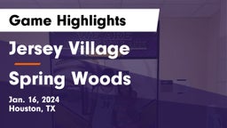 Jersey Village  vs Spring Woods  Game Highlights - Jan. 16, 2024
