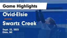 Ovid-Elsie  vs Swartz Creek Game Highlights - Sept. 23, 2023