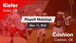 Matchup: Kiefer  vs. Cashion  2016