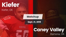 Matchup: Kiefer  vs. Caney Valley  2018