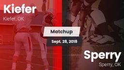 Matchup: Kiefer  vs. Sperry  2018