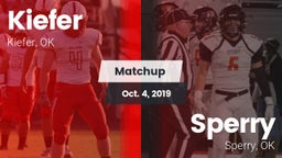 Matchup: Kiefer  vs. Sperry  2019