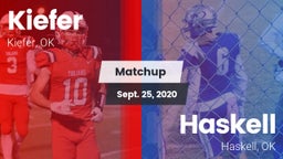 Matchup: Kiefer  vs. Haskell  2020