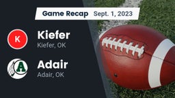 Recap: Kiefer  vs. Adair  2023