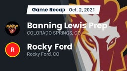 Recap: Banning Lewis Prep vs. Rocky Ford  2021