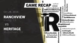Recap: Ranchview  vs. Heritage  2016