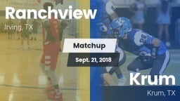 Matchup: Ranchview High vs. Krum  2018