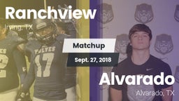 Matchup: Ranchview High vs. Alvarado  2018