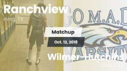Matchup: Ranchview High vs. Wilmer-Hutchins  2018