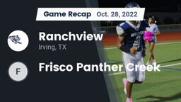 Recap: Ranchview  vs. Frisco Panther Creek 2022