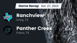 Recap: Ranchview  vs. Panther Creek  2023