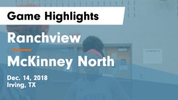 Ranchview  vs McKinney North  Game Highlights - Dec. 14, 2018