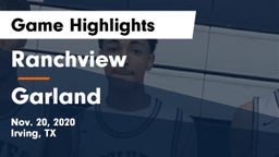 Ranchview  vs Garland  Game Highlights - Nov. 20, 2020