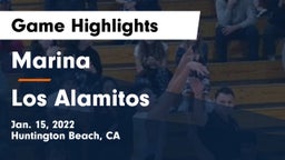 Marina  vs Los Alamitos  Game Highlights - Jan. 15, 2022