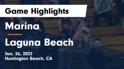Marina  vs Laguna Beach  Game Highlights - Jan. 26, 2022