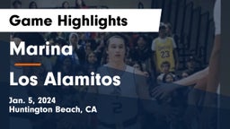 Marina  vs Los Alamitos  Game Highlights - Jan. 5, 2024