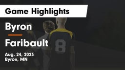 Byron  vs Faribault  Game Highlights - Aug. 24, 2023