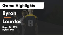 Byron  vs Lourdes  Game Highlights - Sept. 14, 2023