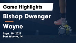 Bishop Dwenger  vs Wayne   Game Highlights - Sept. 10, 2022