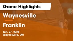 Waynesville  vs Franklin  Game Highlights - Jan. 27, 2023