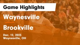 Waynesville  vs Brookville  Game Highlights - Dec. 12, 2023