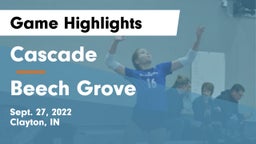 Cascade  vs Beech Grove Game Highlights - Sept. 27, 2022