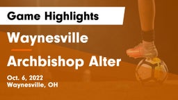 Waynesville  vs Archbishop Alter  Game Highlights - Oct. 6, 2022