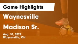 Waynesville  vs Madison Sr.  Game Highlights - Aug. 31, 2023