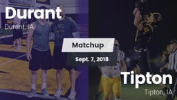 Matchup: Durant  vs. Tipton  2018