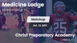 Matchup: Medicine Lodge High vs. Christ Preparatory Academy 2017