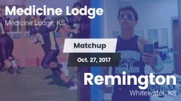 Matchup: Medicine Lodge High vs. Remington  2017