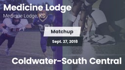 Matchup: Medicine Lodge High vs. Coldwater-South Central 2018