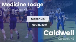 Matchup: Medicine Lodge High vs. Caldwell  2019
