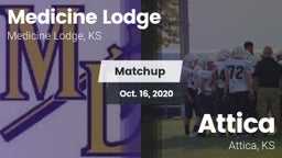 Matchup: Medicine Lodge High vs. Attica  2020