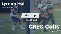 Matchup: Lyman Hall High vs. CREC Colts 2018
