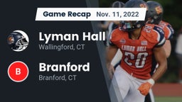 Recap: Lyman Hall  vs. Branford  2022